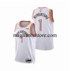 Maglia NBA San Antonio Spurs Victor Wembanyama 1 Nike 2023-2024 City Edition Bianco Swingman - Uomo